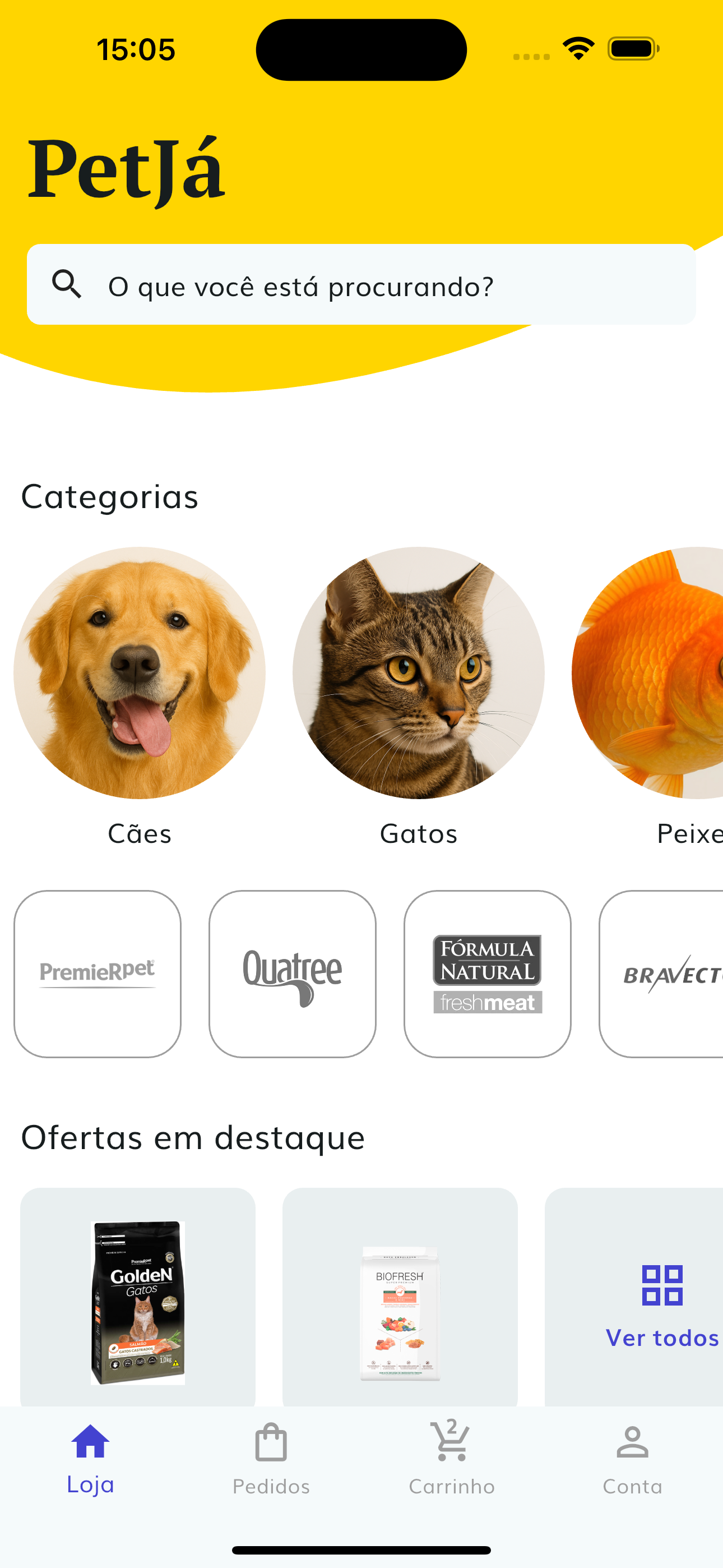 Print do app PetJá
